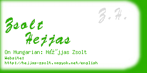 zsolt hejjas business card